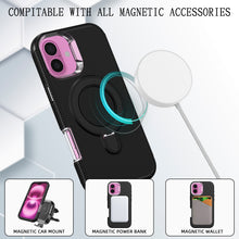 Load image into Gallery viewer, Apple iPhone 16 Case Compatible with MagSafe Military Grade Phone Cover Kickstand