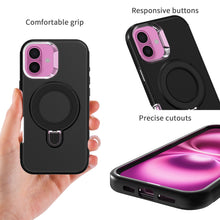 Load image into Gallery viewer, Apple iPhone 16 Case Compatible with MagSafe Military Grade Phone Cover Kickstand