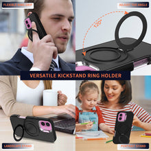 Load image into Gallery viewer, Apple iPhone 16 Case Compatible with MagSafe Military Grade Phone Cover Kickstand