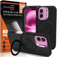 Load image into Gallery viewer, Apple iPhone 16 Case Compatible with MagSafe Military Grade Phone Cover Kickstand