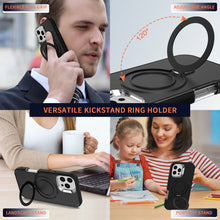 Load image into Gallery viewer, Apple iPhone 16 Pro Case Compatible with MagSafe Military Grade Phone Cover Kickstand