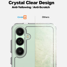 Load image into Gallery viewer, Samsung Galaxy S24 FE 5G Clear Hybrid Slim Hard Back TPU Case Chrome Buttons