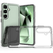 Load image into Gallery viewer, Samsung Galaxy S24 FE 5G Clear Hybrid Slim Hard Back TPU Case Chrome Buttons