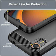 Load image into Gallery viewer, Samsung Galaxy XCover7 Case Slim TPU Phone Cover w/ Carbon Fiber