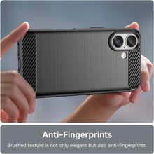 Load image into Gallery viewer, Apple iPhone 16 Case Slim TPU Phone Cover w/ Carbon Fiber