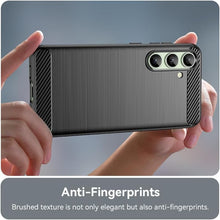 Load image into Gallery viewer, Samsung Galaxy S24 FE 5G Case Slim TPU Phone Cover w/ Carbon Fiber
