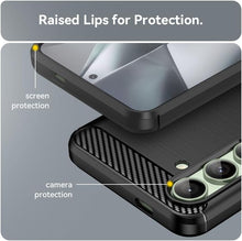 Load image into Gallery viewer, Samsung Galaxy S24 FE 5G Case Slim TPU Phone Cover w/ Carbon Fiber