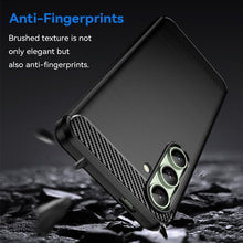 Load image into Gallery viewer, Samsung Galaxy S24 FE 5G Case Slim TPU Phone Cover w/ Carbon Fiber