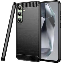 Load image into Gallery viewer, Samsung Galaxy S24 FE 5G Case Slim TPU Phone Cover w/ Carbon Fiber