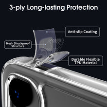 Load image into Gallery viewer, Samsung Galaxy S23 FE Clear Hybrid Slim Hard Back TPU Case Chrome Buttons
