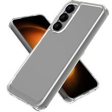 Load image into Gallery viewer, Samsung Galaxy S23 FE Clear Hybrid Slim Hard Back TPU Case Chrome Buttons