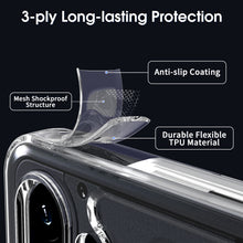 Load image into Gallery viewer, Nothing Phone 2 Clear Phone Case Hybrid Slim Hard Back TPU Case Chrome Buttons
