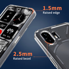 Load image into Gallery viewer, Nothing Phone 2 Clear Phone Case Hybrid Slim Hard Back TPU Case Chrome Buttons