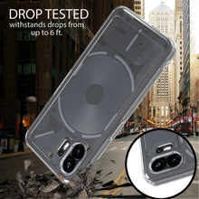 Load image into Gallery viewer, Nothing Phone 2 Clear Phone Case Hybrid Slim Hard Back TPU Case Chrome Buttons