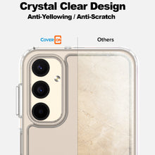 Load image into Gallery viewer, Samsung Galaxy A25 5G Clear Hybrid Slim Hard Back TPU Case Chrome Buttons