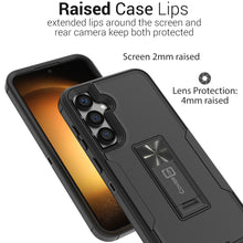 Load image into Gallery viewer, Samsung Galaxy S23 FE 5G Case Heavy Duty Rugged Phone Cover w/ Kickstand