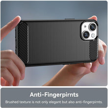 Load image into Gallery viewer, Apple iPhone 15 Plus Phone Case Slim TPU Phone Cover w/ Carbon Fiber