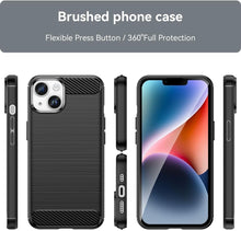 Load image into Gallery viewer, Apple iPhone 15 Plus Phone Case Slim TPU Phone Cover w/ Carbon Fiber