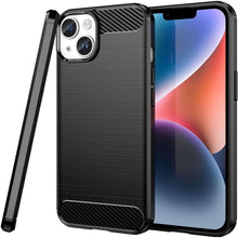 Load image into Gallery viewer, Apple iPhone 15 Plus Phone Case Slim TPU Phone Cover w/ Carbon Fiber