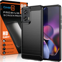 Load image into Gallery viewer, Motorola Moto G Stylus 5G 2024 Case Slim TPU Phone Cover w/ Carbon Fiber