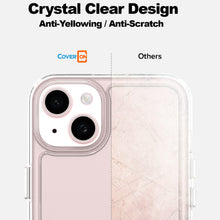 Load image into Gallery viewer, Apple iPhone 15 Plus Phone Case Clear Hybrid Slim Hard Back TPU Case Chrome Buttons