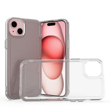Load image into Gallery viewer, Apple iPhone 15 Plus Phone Case Clear Hybrid Slim Hard Back TPU Case Chrome Buttons