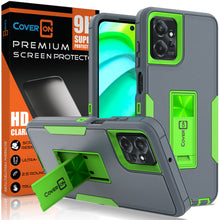 Load image into Gallery viewer, Motorola Moto G Power 5G 2023 Case Heavy Duty Rugged Phone Cover w/ Kickstand