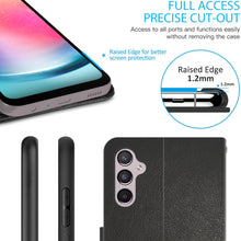 Load image into Gallery viewer, Samsung Galaxy A24 Wallet Case RFID Blocking Leather Folio Phone Pouch
