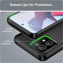 Load image into Gallery viewer, Motorola Moto G Power 5G (2023) Case Slim TPU Phone Cover w/ Carbon Fiber