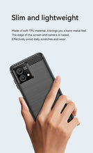 Load image into Gallery viewer, Motorola Moto G Power 5G (2023) Case Slim TPU Phone Cover w/ Carbon Fiber