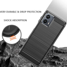 Load image into Gallery viewer, Motorola Moto G Power 5G (2023) Case Slim TPU Phone Cover w/ Carbon Fiber