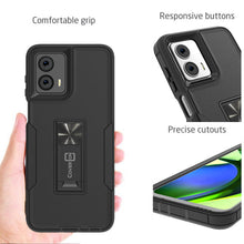 Load image into Gallery viewer, Motorola Moto G 5G 2023 Case Heavy Duty Rugged Phone Cover w/ Kickstand