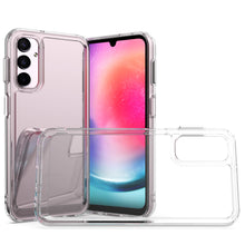 Load image into Gallery viewer, Samsung Galaxy A24 Clear Hybrid Slim Hard Back TPU Case Chrome Buttons