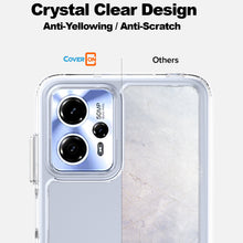 Load image into Gallery viewer, Motorola Moto G13/G23 Clear Hybrid Slim Hard Back TPU Case Chrome Buttons