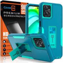 Load image into Gallery viewer, Motorola Moto G Power 5G 2023 Case Heavy Duty Rugged Phone Cover w/ Kickstand
