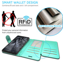 Load image into Gallery viewer, Google Pixel 8 Pro Phone Case Wallet RFID Blocking Leather Folio Phone Pouch