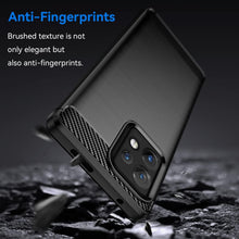 Load image into Gallery viewer, Motorola Edge+ Plus (2023) / Moto Edge 40 Pro Case Slim TPU Phone Cover w/ Carbon Fiber