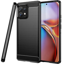 Load image into Gallery viewer, Motorola Edge+ Plus (2023) / Moto Edge 40 Pro Case Slim TPU Phone Cover w/ Carbon Fiber