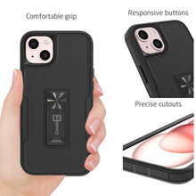 Load image into Gallery viewer, Apple iPhone 15 Plus Case Heavy Duty Rugged Phone Cover w/ Kickstand