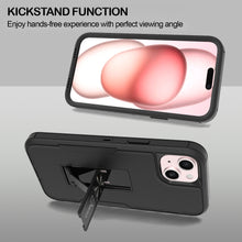 Load image into Gallery viewer, Apple iPhone 15 Plus Case Heavy Duty Rugged Phone Cover w/ Kickstand