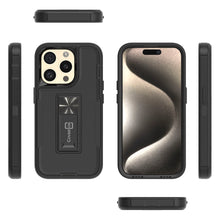 Load image into Gallery viewer, Apple iPhone 15 Pro Max Case Heavy Duty Rugged Phone Cover w/ Kickstand