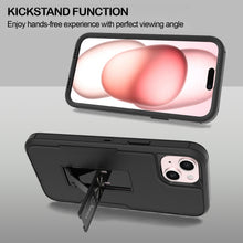 Load image into Gallery viewer, Apple iPhone 15 Case Heavy Duty Rugged Phone Cover w/ Kickstand