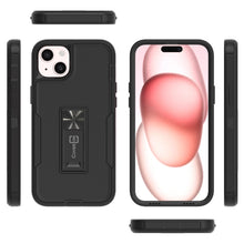 Load image into Gallery viewer, Apple iPhone 15 Case Heavy Duty Rugged Phone Cover w/ Kickstand