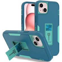 Load image into Gallery viewer, Apple iPhone 15 Case Heavy Duty Rugged Phone Cover w/ Kickstand