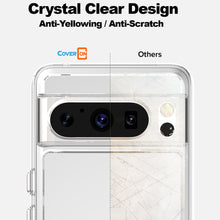 Load image into Gallery viewer, Google Pixel 8 Pro Phone Case Clear Hybrid Slim Hard Back TPU Chrome Buttons