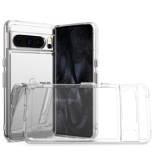 Load image into Gallery viewer, Google Pixel 8 Pro Phone Case Clear Hybrid Slim Hard Back TPU Chrome Buttons