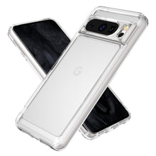Load image into Gallery viewer, Google Pixel 8 Pro Phone Case Clear Hybrid Slim Hard Back TPU Chrome Buttons