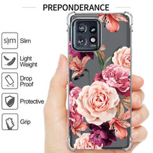Load image into Gallery viewer, Motorola Edge+ Plus (2023)/Moto Edge 40 Pro Slim Case Transparent Clear TPU Design Phone Cover