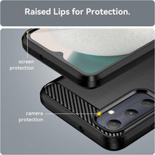 Load image into Gallery viewer, Samsung Galaxy A05s Case Slim TPU Phone Cover w/ Carbon Fiber