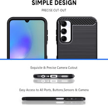 Load image into Gallery viewer, Samsung Galaxy A05s Case Slim TPU Phone Cover w/ Carbon Fiber